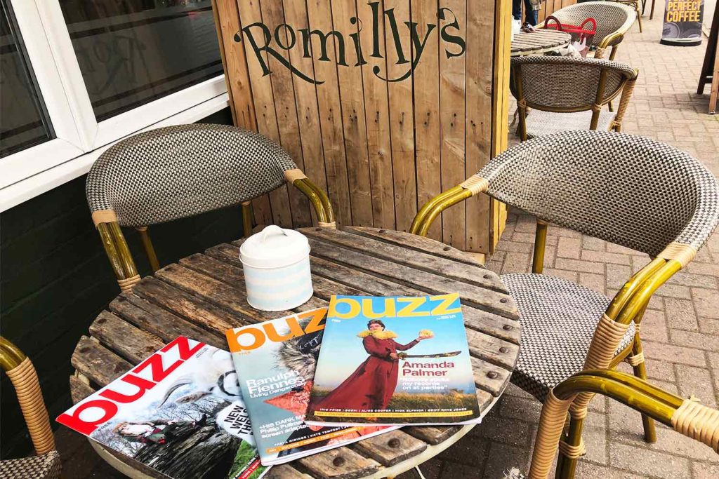 Buzz Magazine at Romilly's Cafe