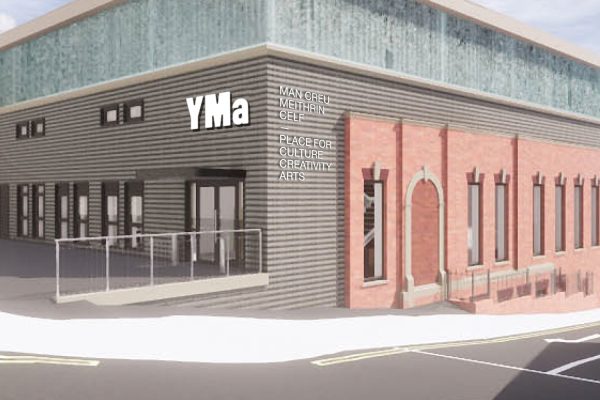YMa building with new logo