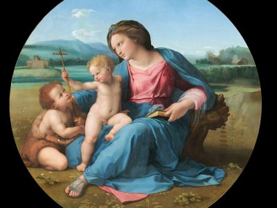 Raphael, The Alba Madonna, c.1510 (National Gallery of Art, Washington), part of Exhibition On Screen: Raphael Revealed